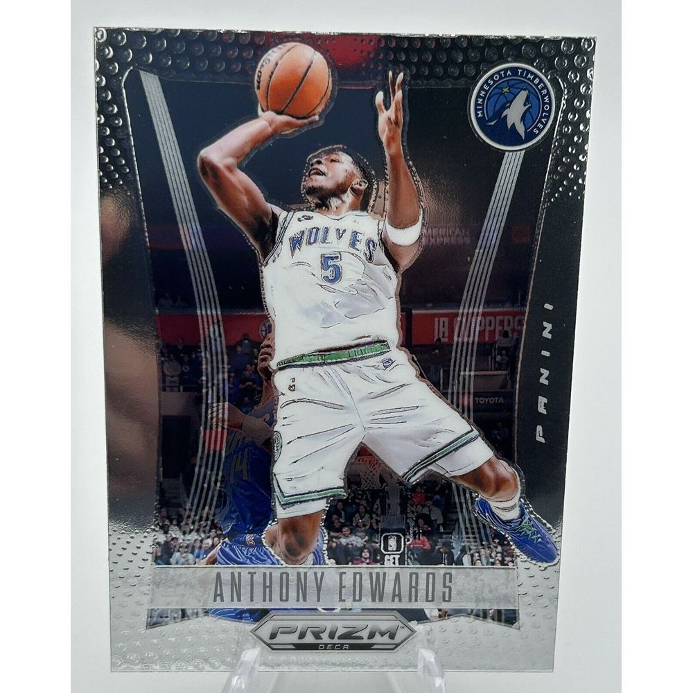 2023-24 PRIZM DECA‎ #63 ANTHONY EDWARDS TIMBERWOLVES